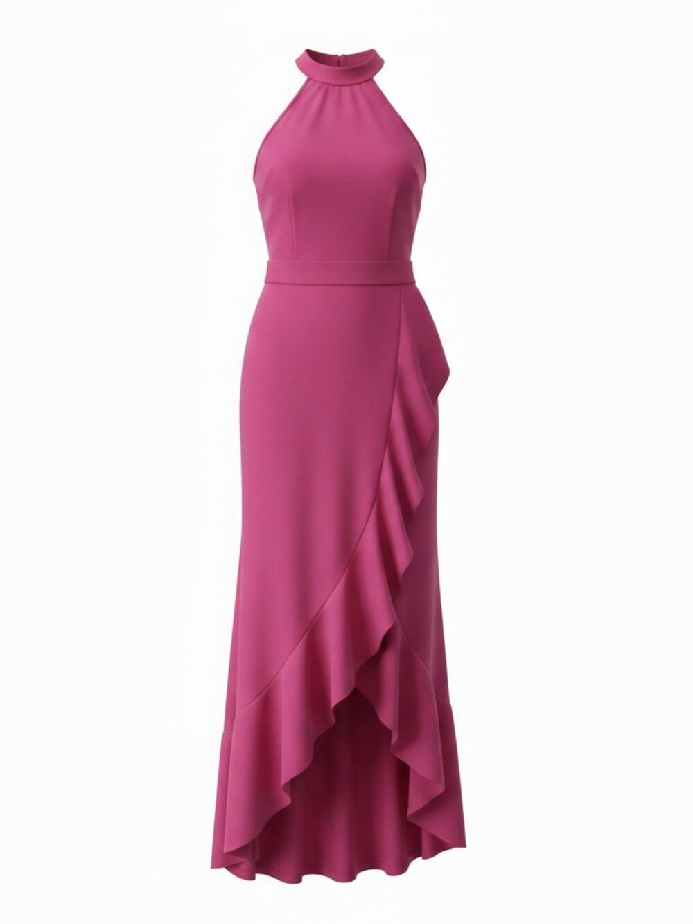 Woosea Pink High Neck Dress